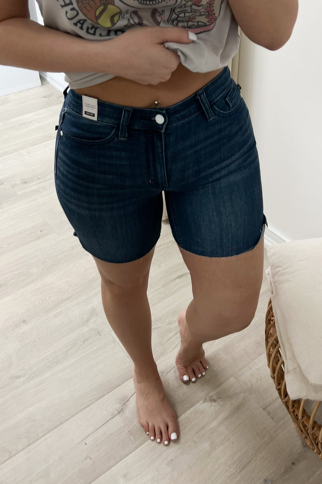 Juno Denim Shorts - Happily Ever Aften