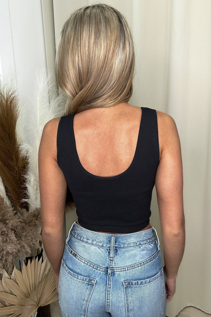 Kelly Reversible Brami (Black) - Happily Ever Aften