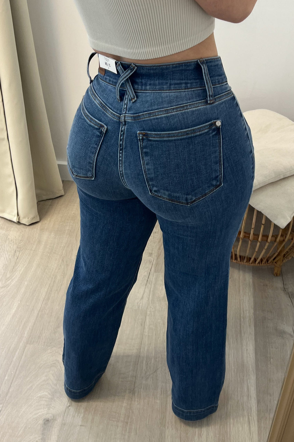 Kennedy Wide Leg Jeans - Happily Ever Aften