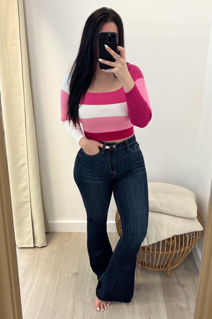 Khloe Flare Jeans - Happily Ever Aften