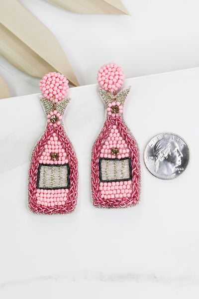 Londyn Statement Earrings (Pink) - Happily Ever Aften