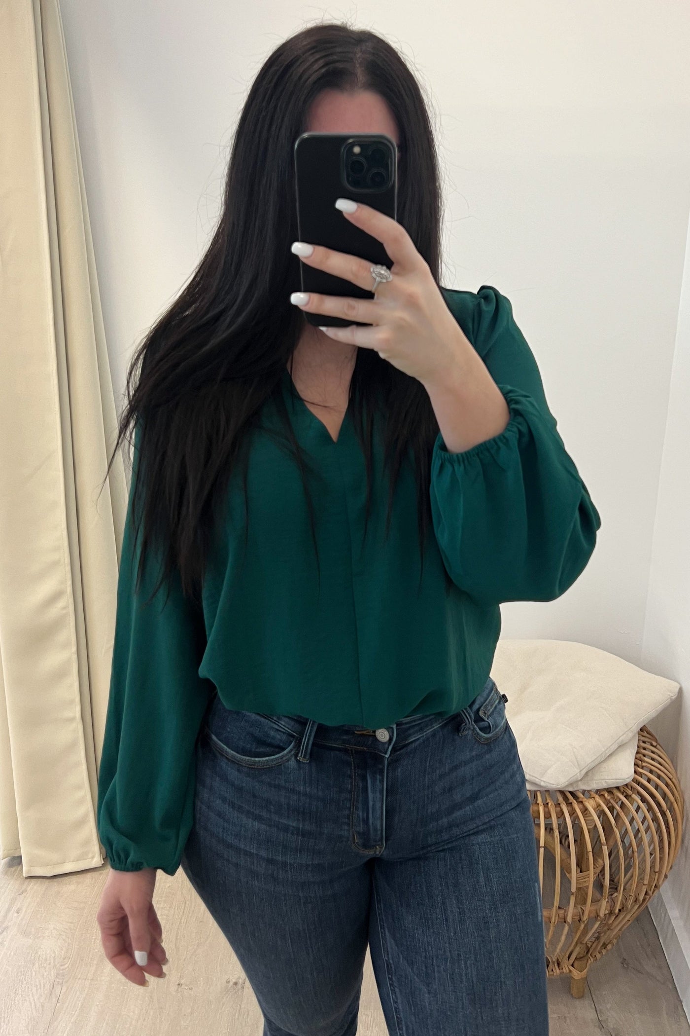 "My Way" Blouse (Teal) - Happily Ever Aften