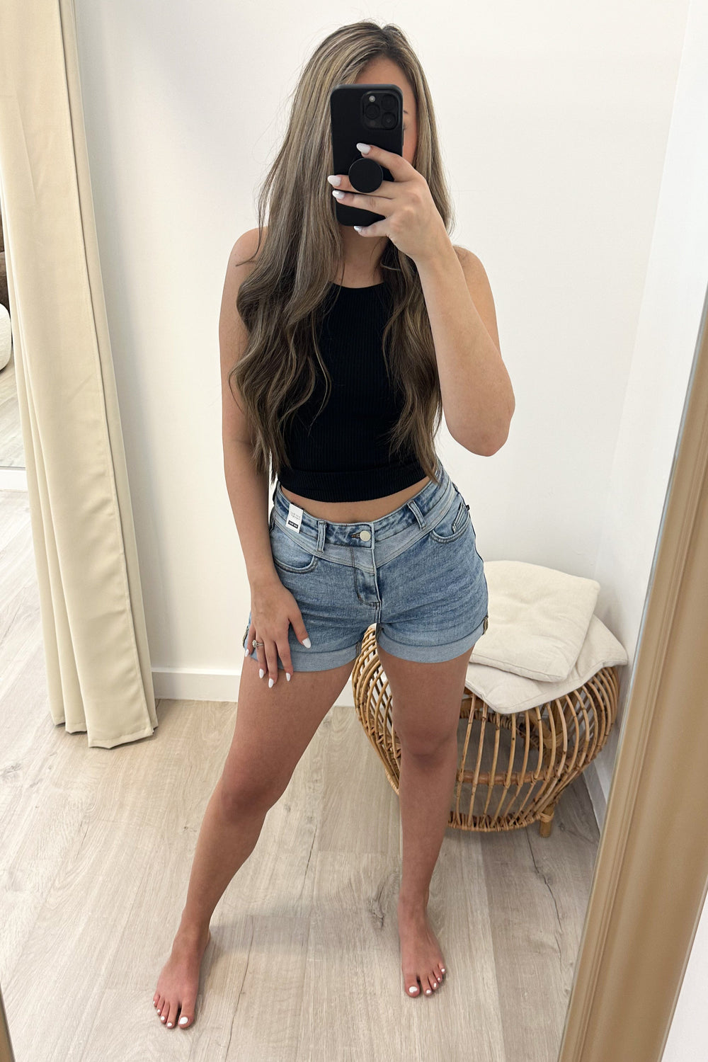Newton Denim Shorts - Happily Ever Aften