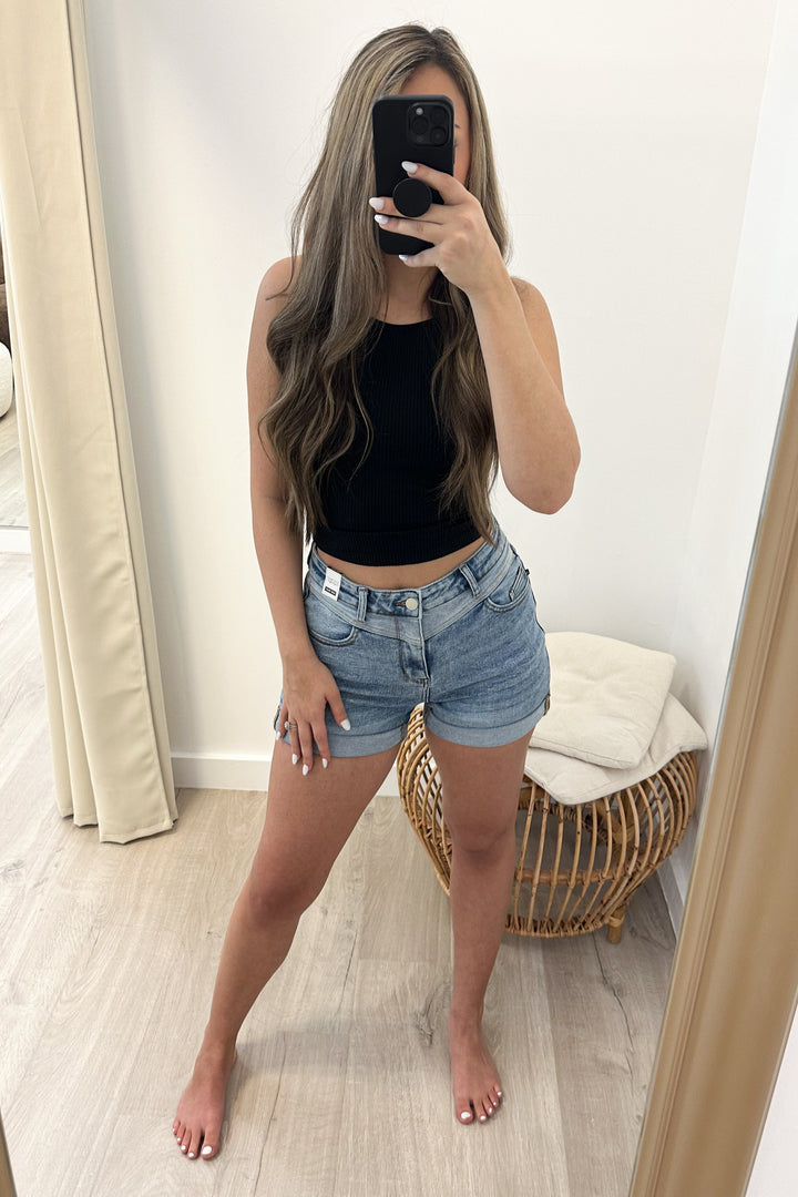 Newton Denim Shorts – Happily Ever Aften