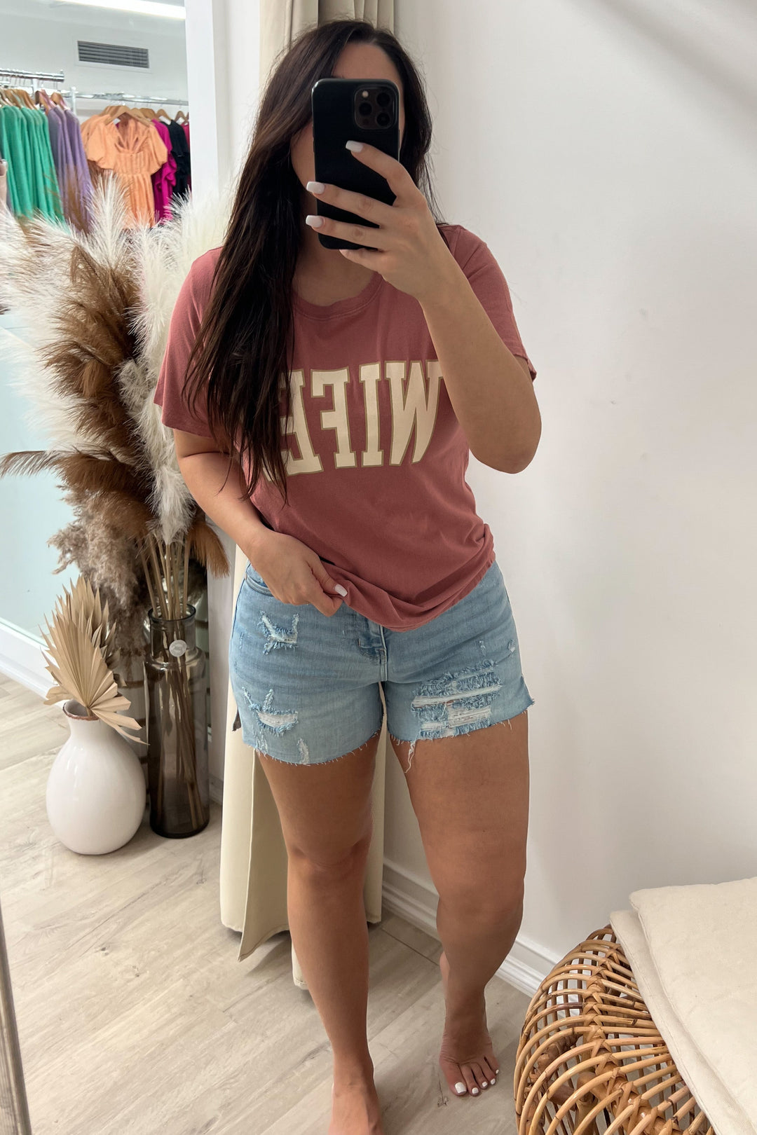Noemi Denim Shorts - Happily Ever Aften