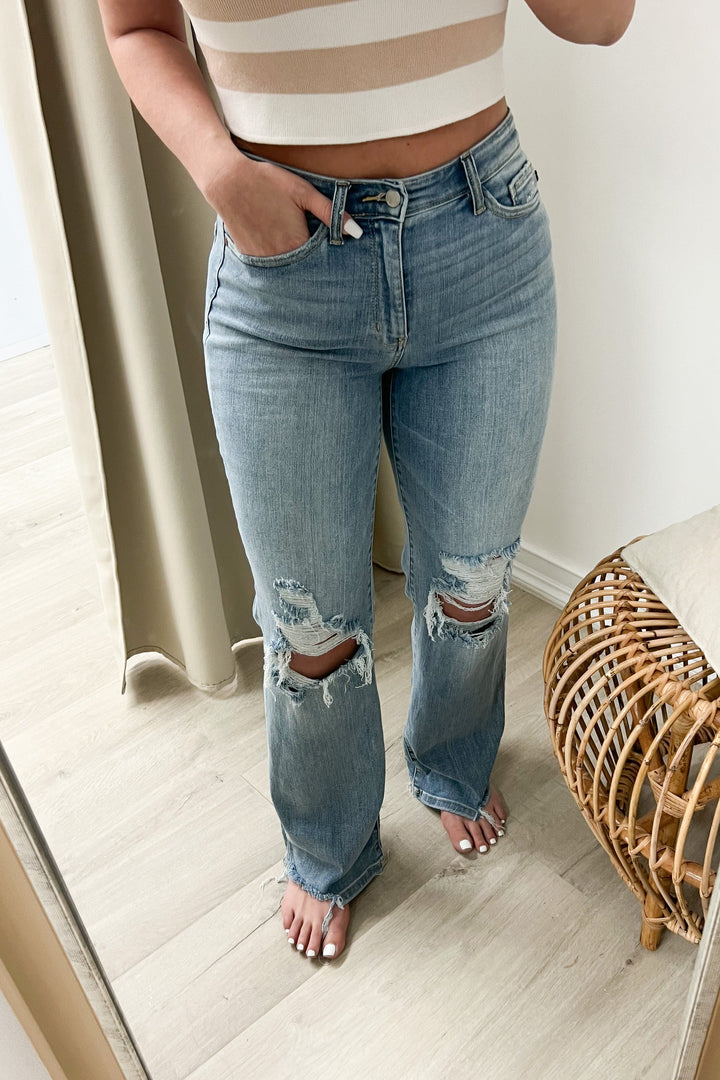 Oakley Straight Leg Jeans - Happily Ever Aften