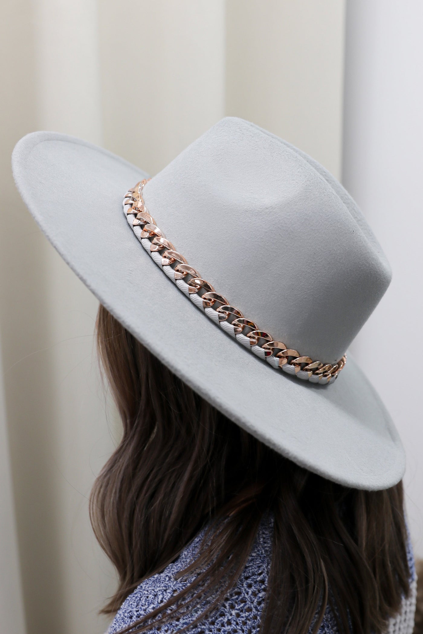 Orville Fedora Hat (Light Grey) - Happily Ever Aften