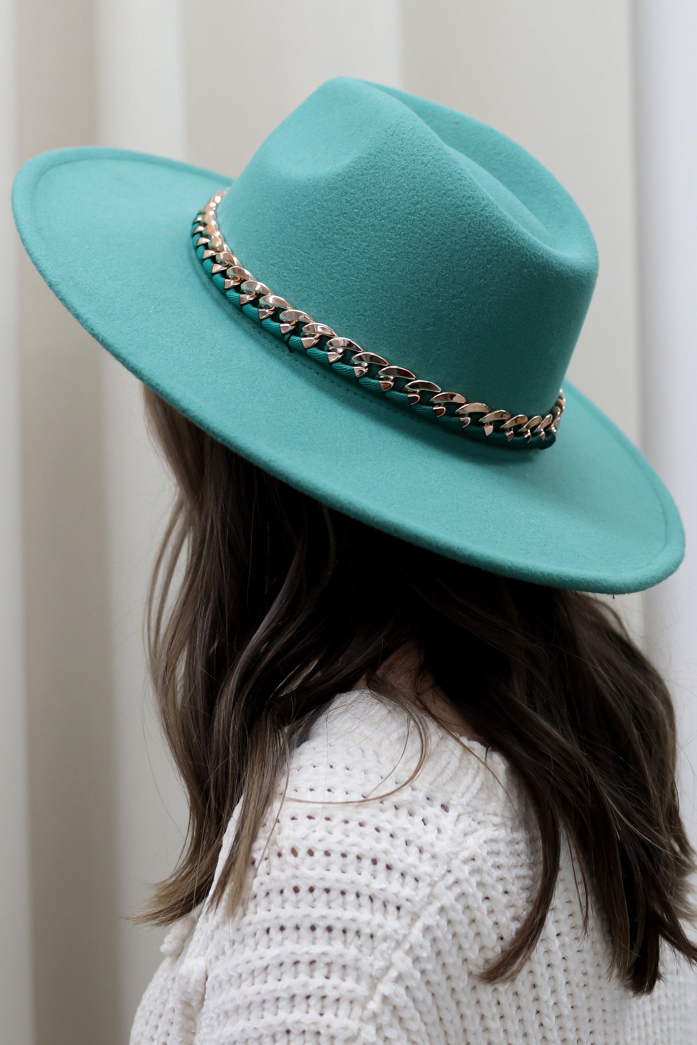 Orville Fedora Hat (Mint) - Happily Ever Aften