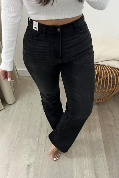 Raven Straight Leg Jeans - Happily Ever Aften