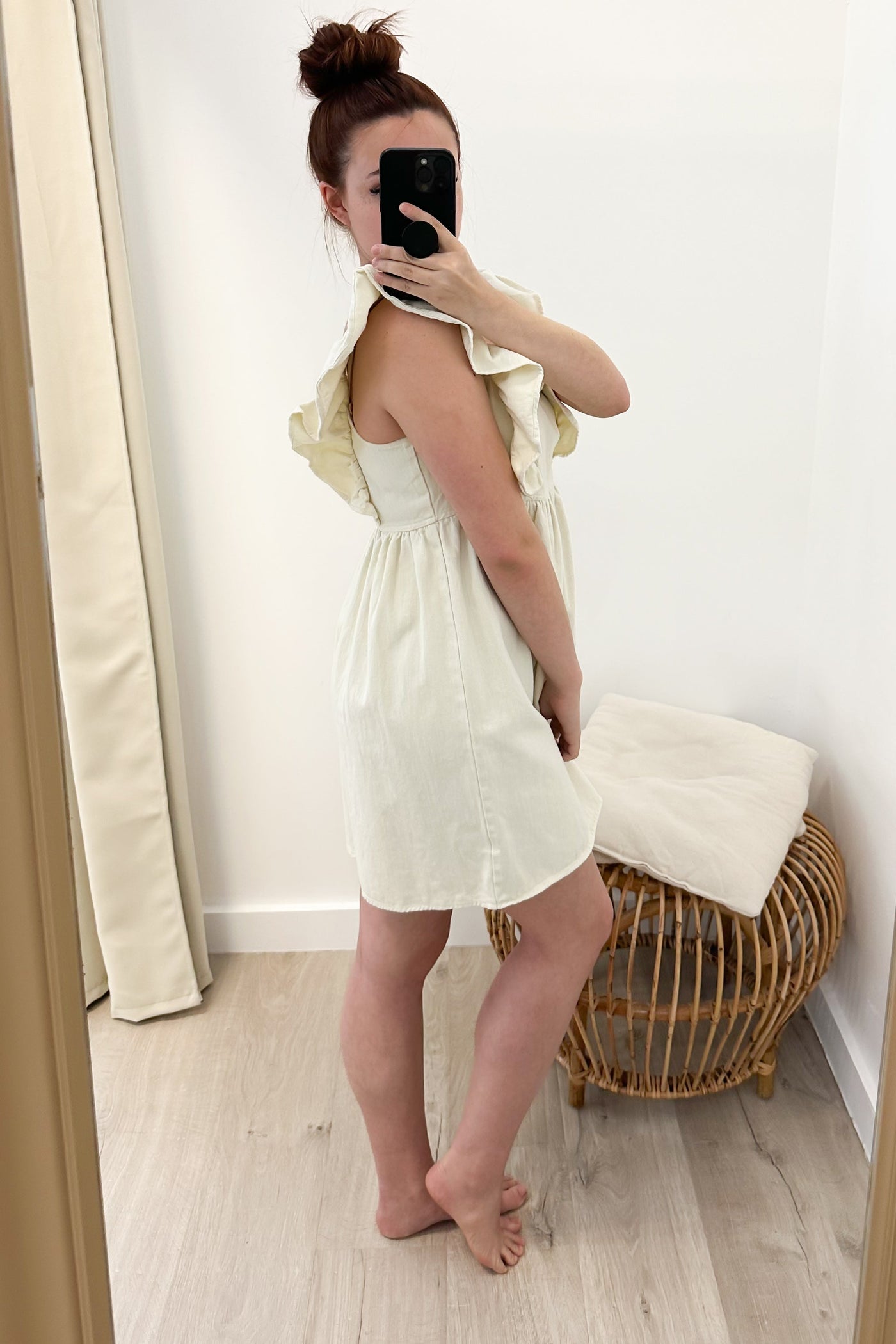 "Rodeo Ready" Dress (Cream) - Happily Ever Aften