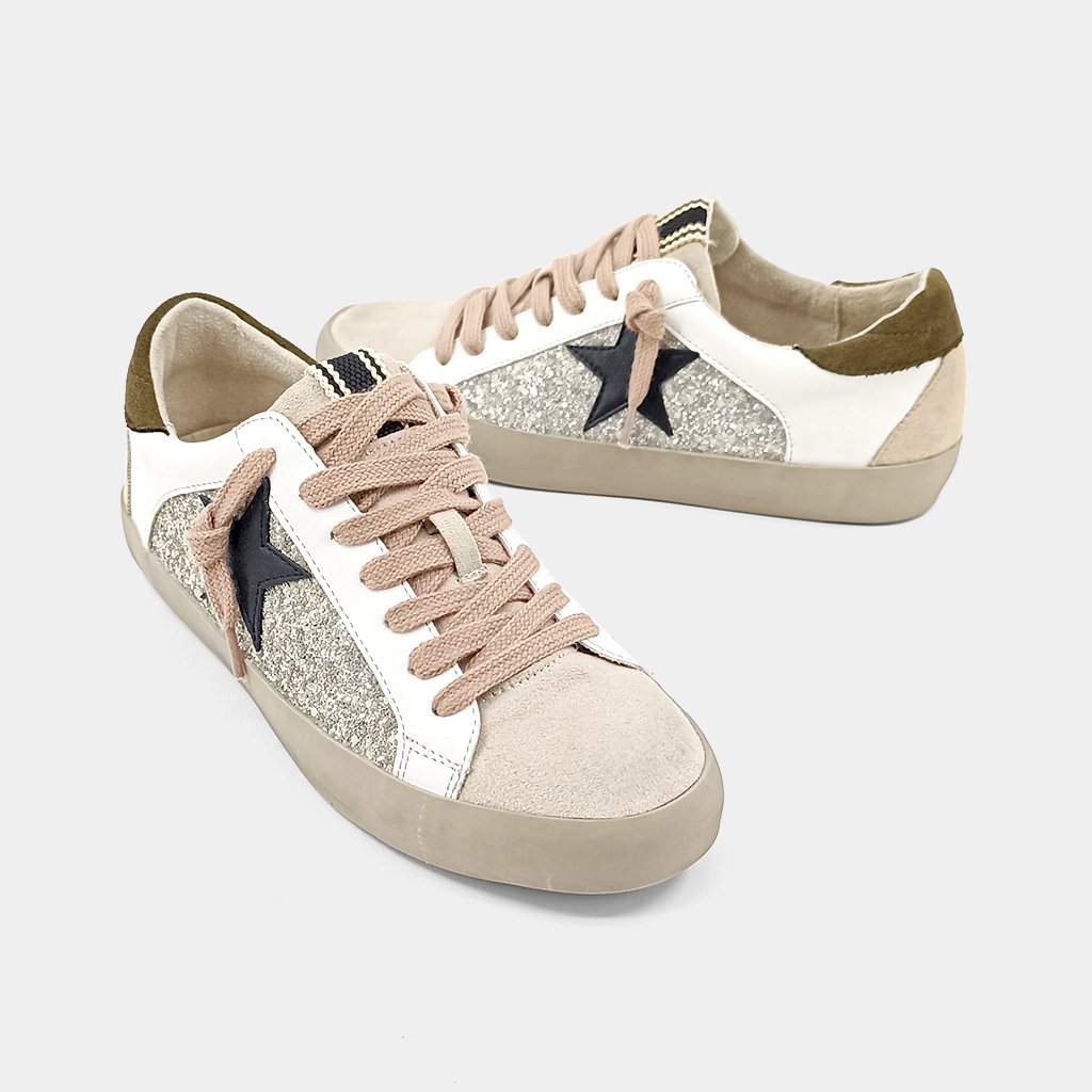 Shu Shop Paula Sneakers (Pearl Glitter) - Happily Ever Aften