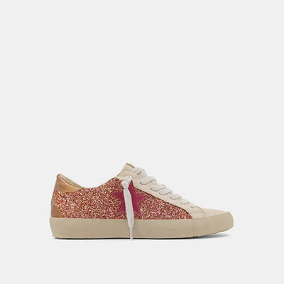 Shu Shop Paula Sneakers (Rose Gold Glitter) - Happily Ever Aften