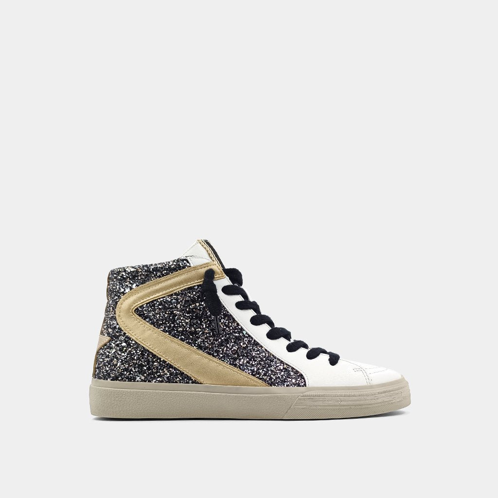 Shu Shop Rooney Sneakers (Gold/Black) - Happily Ever Aften