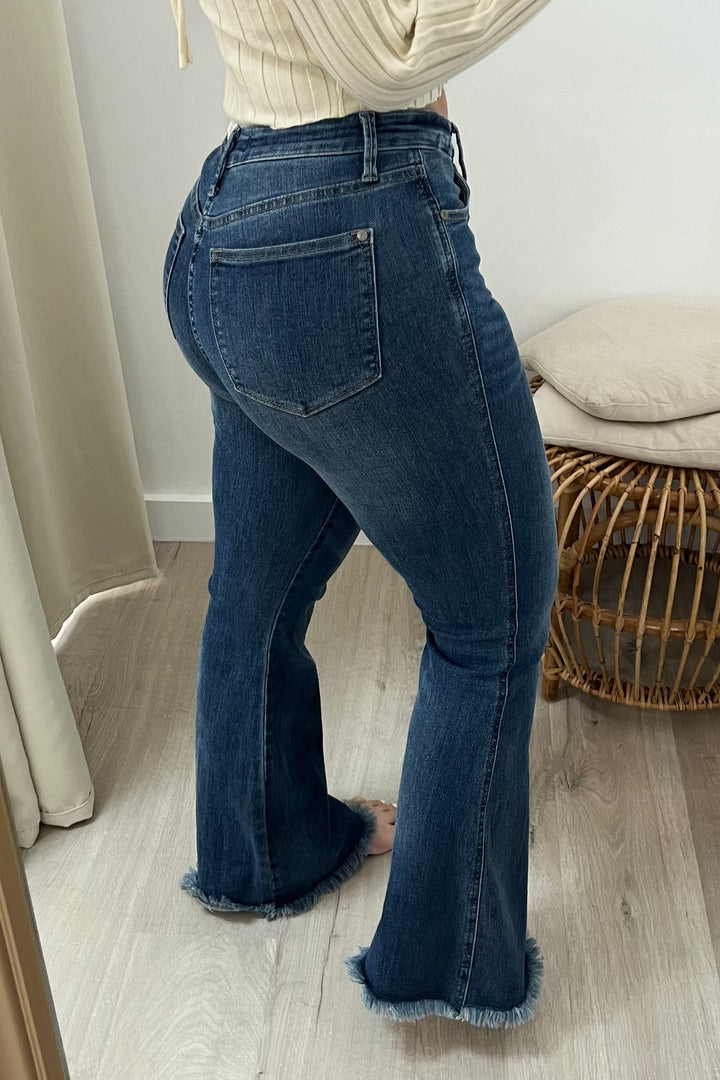 Sirai Flare Jeans - Happily Ever Aften
