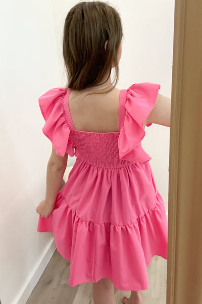 "Stay Pointed" Dress (Pink) - Happily Ever Aften