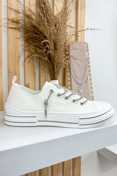 Very G Aman Sneakers (White) - Happily Ever Aften