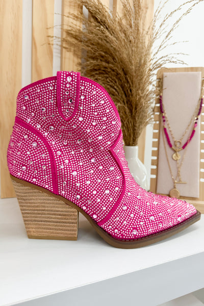 Very G Austin Booties (Pink) - Happily Ever Aften