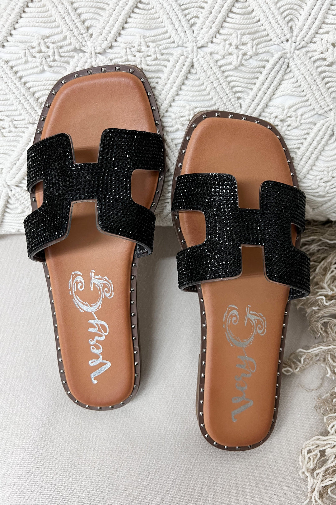Very G H Street Sandals (Black) - Happily Ever Aften