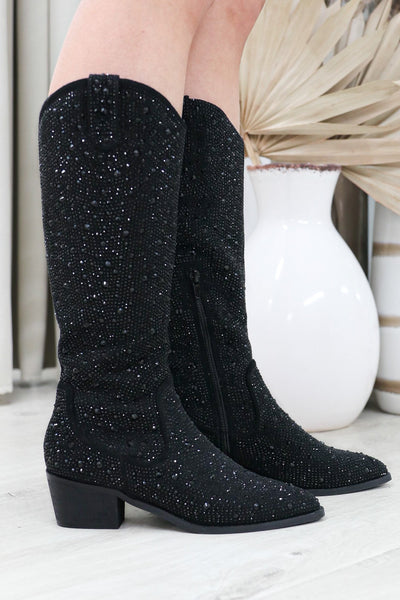 Very G Kady Tall Boots (Black) - Happily Ever Aften