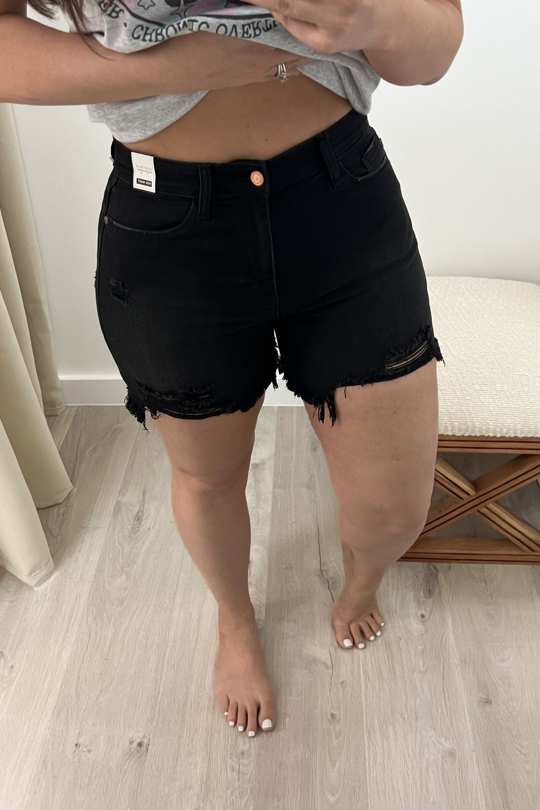Zilla Denim Shorts - Happily Ever Aften
