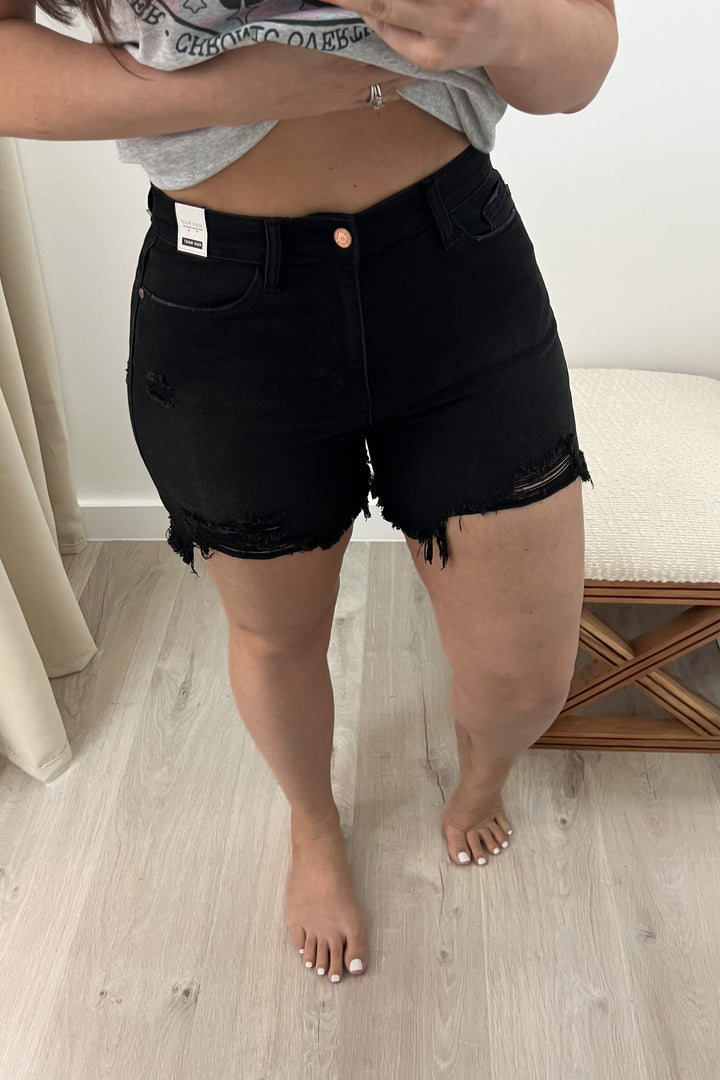 Zilla Denim Shorts - Happily Ever Aften